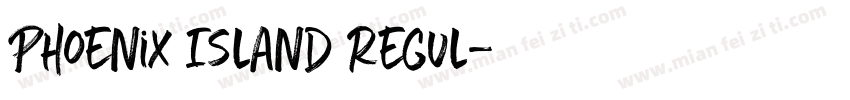 Phoenix Island Regul字体转换